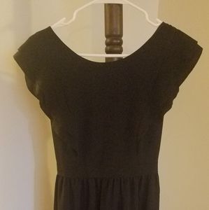 Semiformal tea-length dress